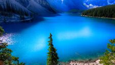 Moraine Lake, Valley Of The Ten Peaks, Beautiful Landscape, Banff National Park, Alberta, Canada Royalty Free Stock Photo Moraine Lake, Valley Of The Ten Peaks, Beautiful Landscape, Banff National Park, Alberta, Canada Royalty Free Stock Photo