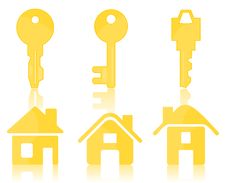 Key And The House Royalty Free Stock Image