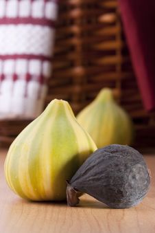 Ripe Fruits Of A Fig Royalty Free Stock Image Ripe Fruits Of A Fig Royalty Free Stock Image