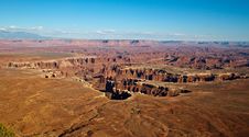 Monument Basin From Grand View Point, Canyonlands Stock Photography