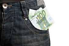 Money In Man S Pocket Stock Photo Money In Man S Pocket Stock Photo