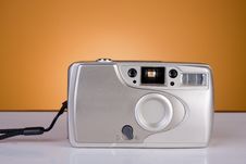 Old 35 Mm Camera Royalty Free Stock Photo