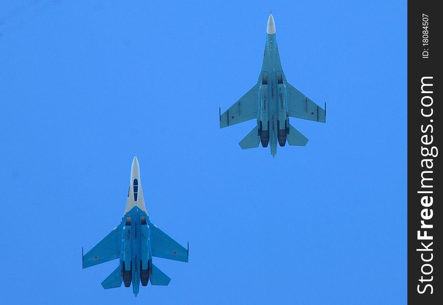 These combat jets were flying over Moscow during Vicotry Day's parade in 2010.