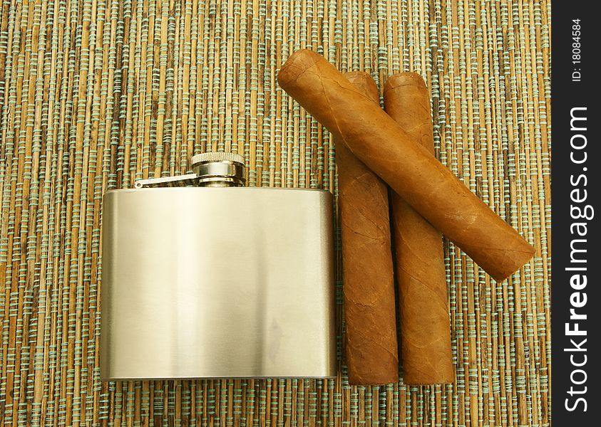 Cigars And Hip-flask