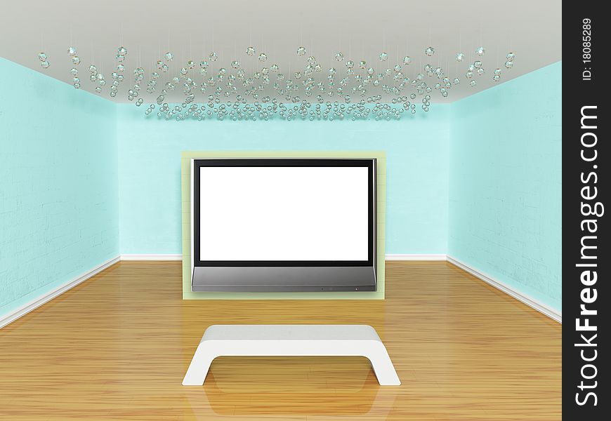 Gallery with  flat tv