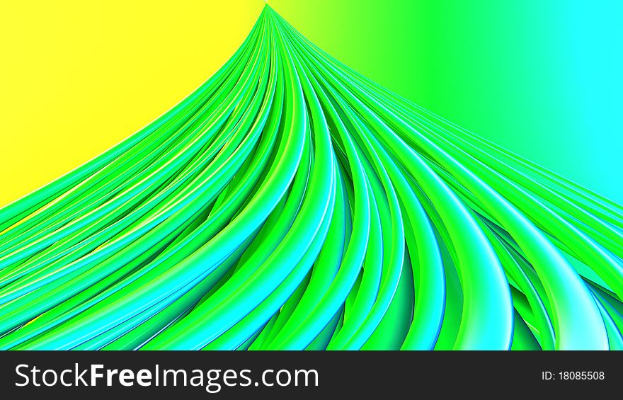 Three-dimensional abstract composition for the background. Three-dimensional abstract composition for the background