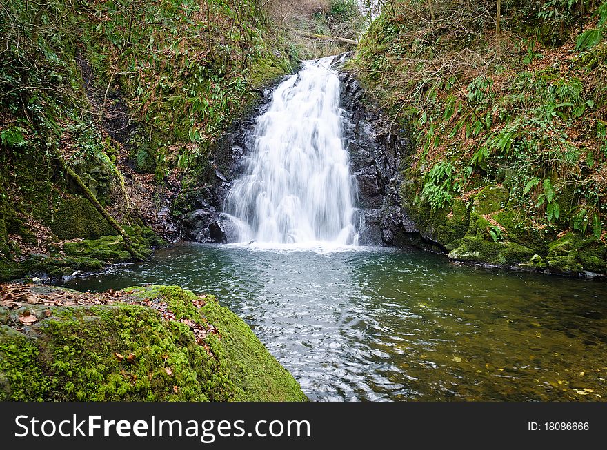 Glenoe Waterfall, Antrim, Ireland. Part of the world reknown Glens Of Antrim