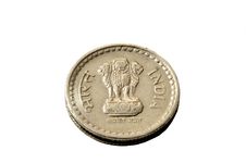 Indian Coin Royalty Free Stock Photo