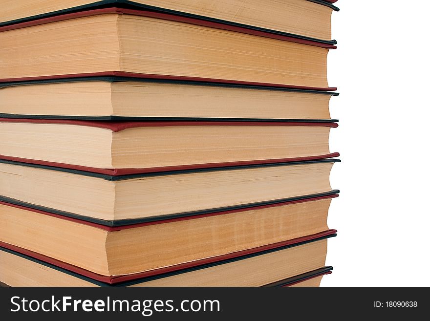 Books Isolated On A White