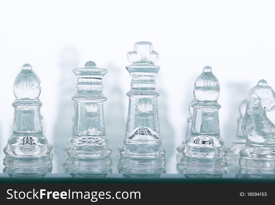 Beautiful Glass Chess