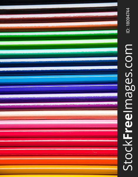 Crayon colours pencil for design and draw