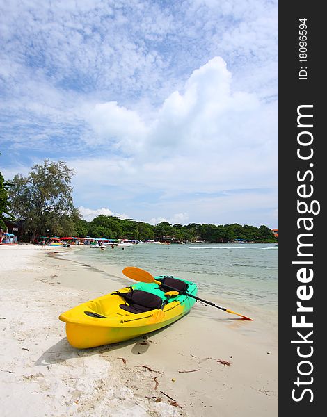 Kayak At Wong Duen Beach, Samed Island, Thailand