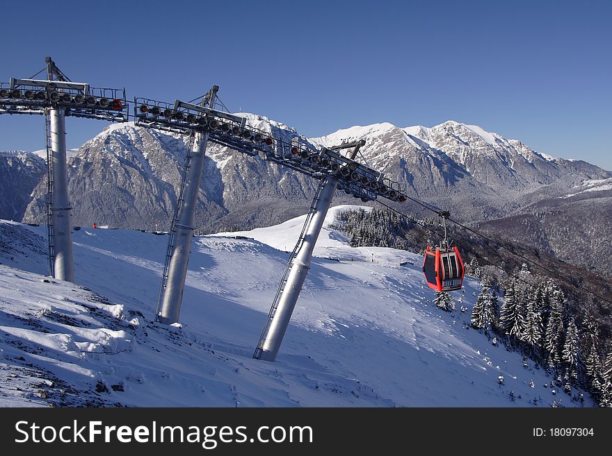 Cable gondolas and poles