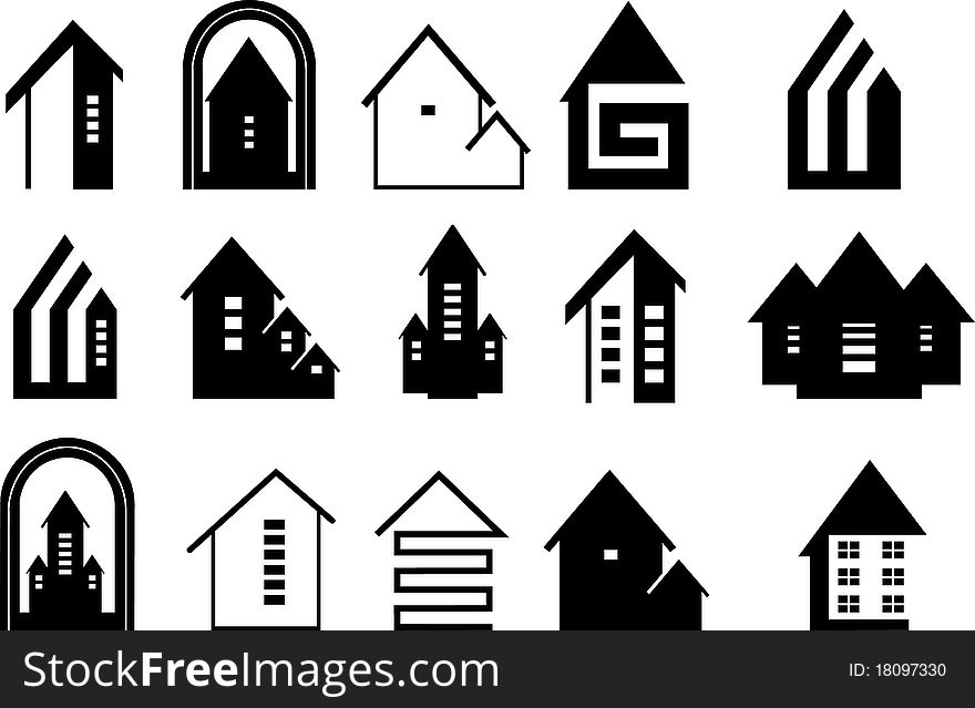 Icons of houses