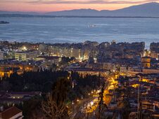 Amazing Greece, Charming Thessaloniki. Royalty Free Stock Images