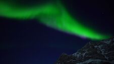 Aurora Borealis, Polar Lights, Night, Northern Lights, Solar Wind, Alaska Royalty Free Stock Photos