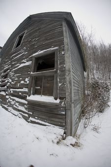 Abondoned Barn Royalty Free Stock Photography Abondoned Barn Royalty Free Stock Photography