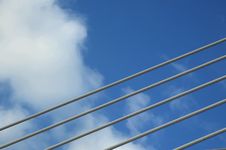 Modern Bridge Detail Royalty Free Stock Photos Modern Bridge Detail Royalty Free Stock Photos