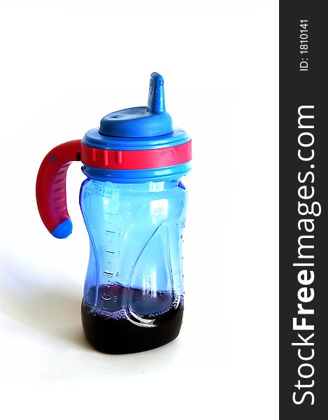 A Sippy Cup isolated against a white background