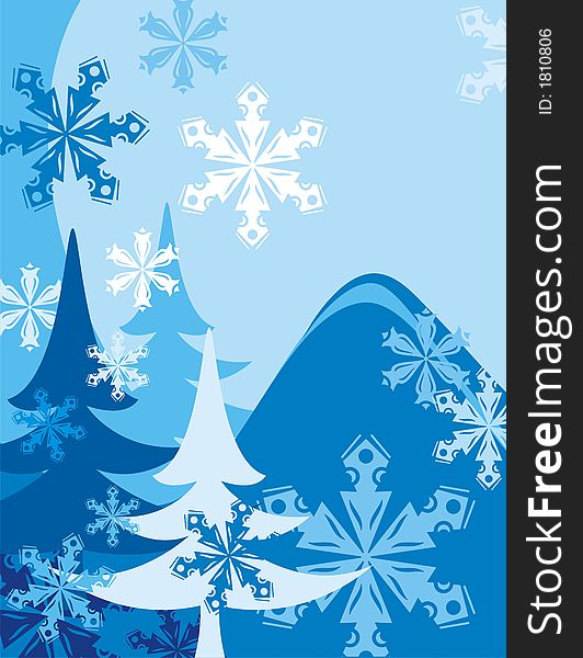 Exquisite Series of Winter Backgrounds. Check my portfolio for much more of this series as well as thousands of similar and other great vector items.