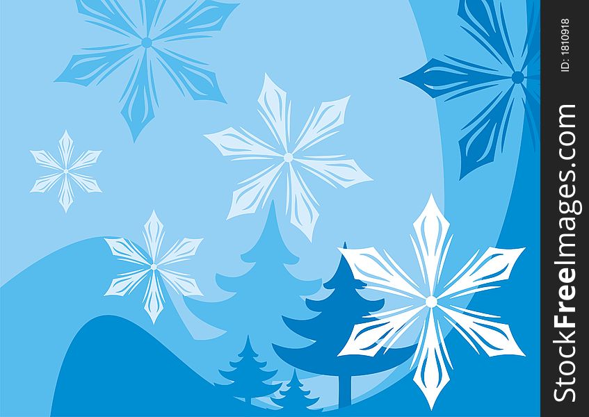 Exquisite Series of Winter Backgrounds. Check my portfolio for much more of this series as well as thousands of similar and other great vector items.