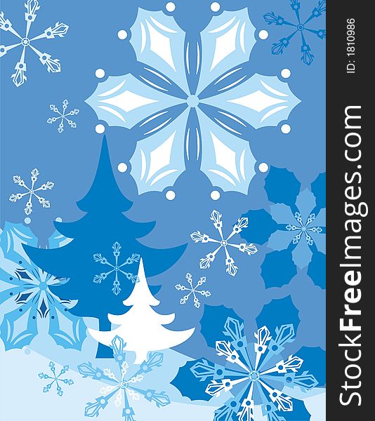 Exquisite Series of Winter Backgrounds. Check my portfolio for much more of this series as well as thousands of similar and other great vector items.