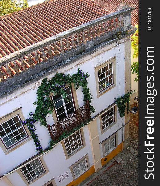 Perspective of old arquitecture, portugal. Perspective of old arquitecture, portugal