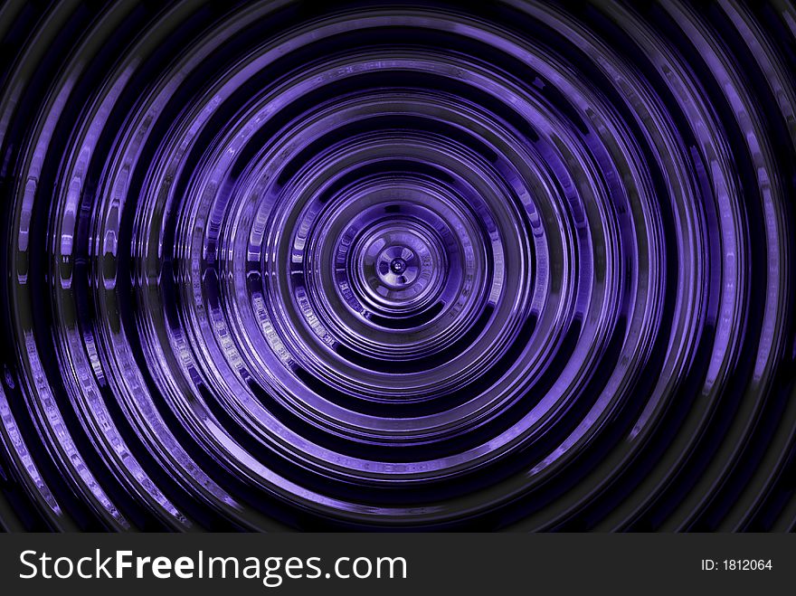 Abstract Hypnotic Blue Background