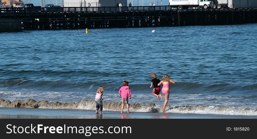 Girls at the Beach