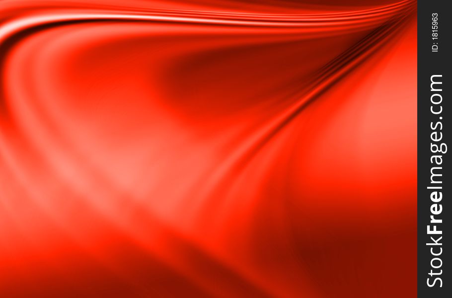 Red asbtract composition with flowing design. Red asbtract composition with flowing design