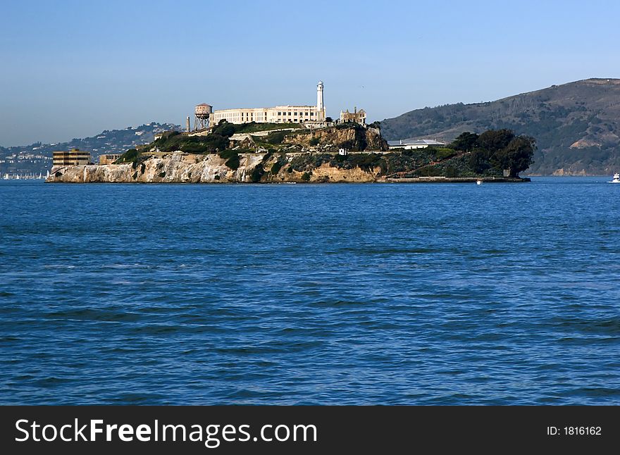 Photo of alcatraz in the san francisco bay