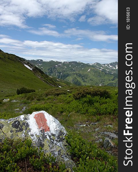 In the Rodna mountains in Romania. In the Rodna mountains in Romania