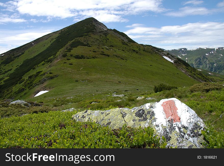 In the mountains