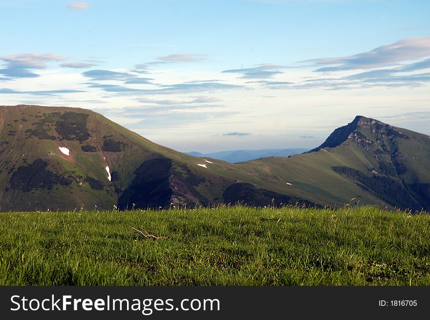 In the Rodna mountains in Romania. In the Rodna mountains in Romania