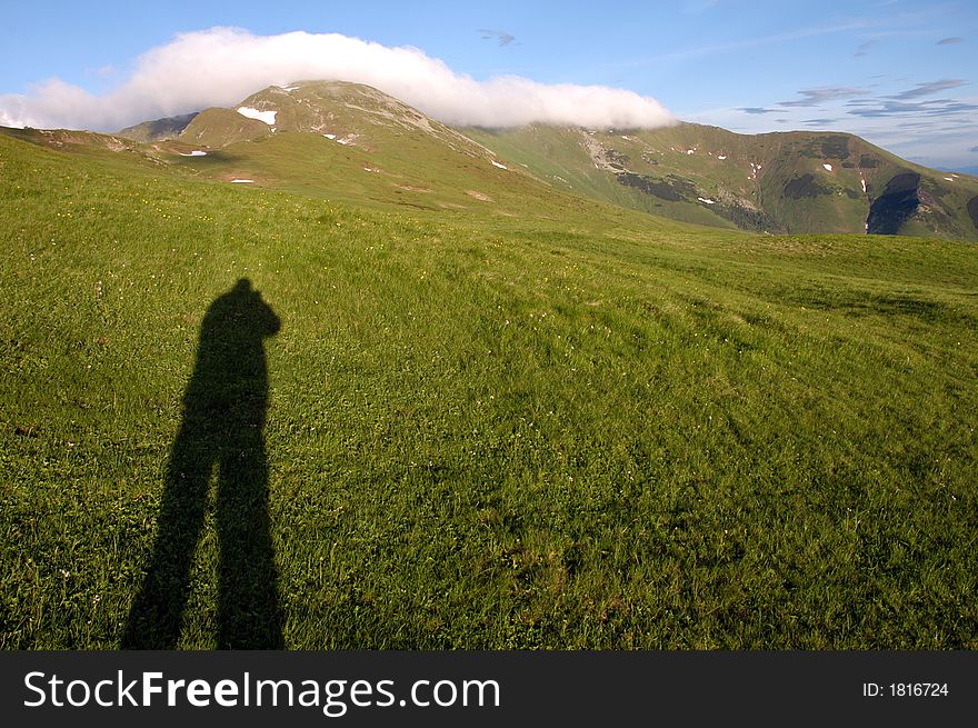 Tourist In The Mountain