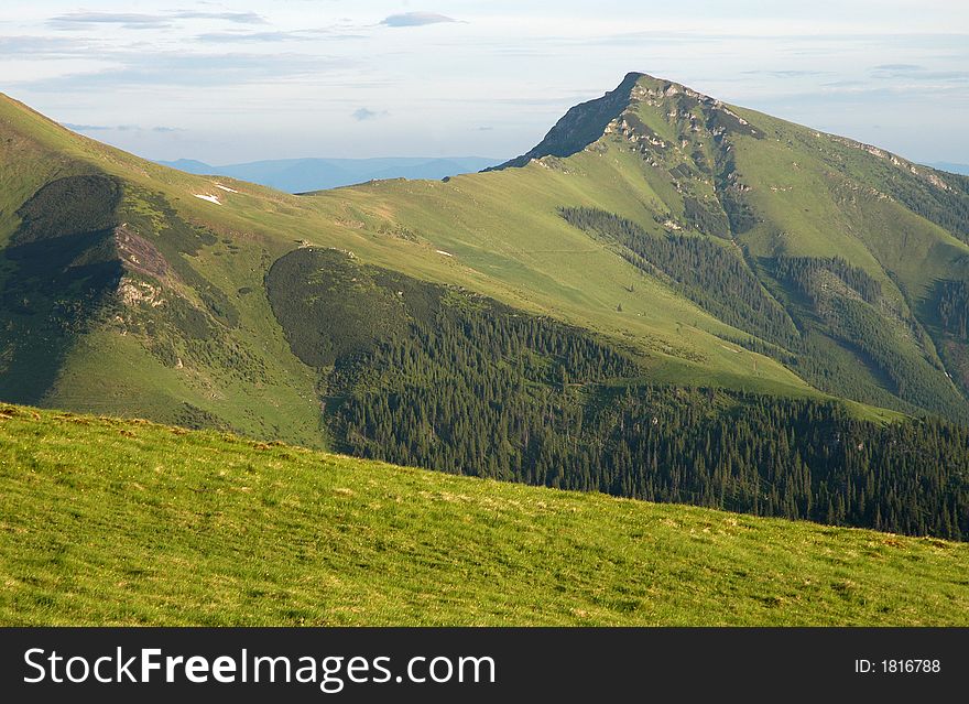 In the Rodna mountains in Romania. In the Rodna mountains in Romania