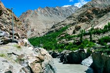Rough Mountain Scenic Royalty Free Stock Image Rough Mountain Scenic Royalty Free Stock Image