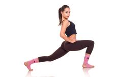 Young Girl Doing A Fitness Exercises Royalty Free Stock Images Young Girl Doing A Fitness Exercises Royalty Free Stock Images