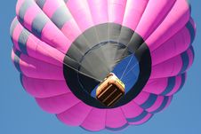 Hot Air Balloon In Flight Stock Photography