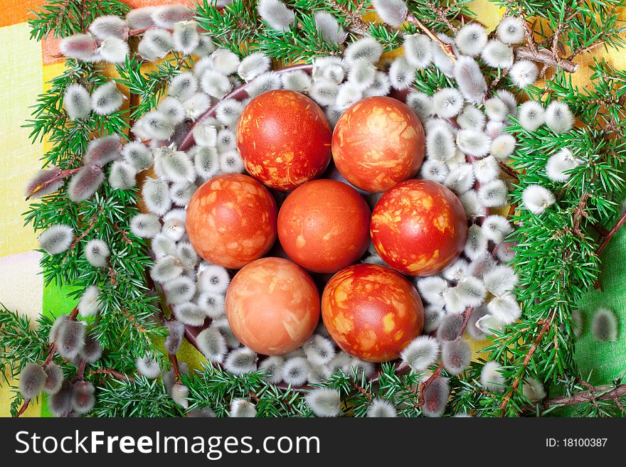 Decoration Of Easter Eggs