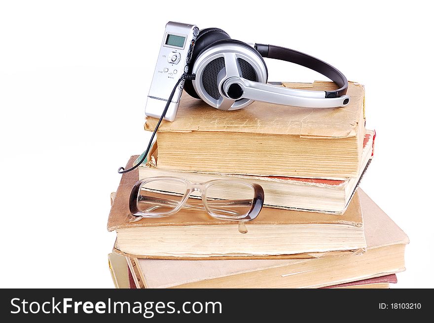 Books and headsets