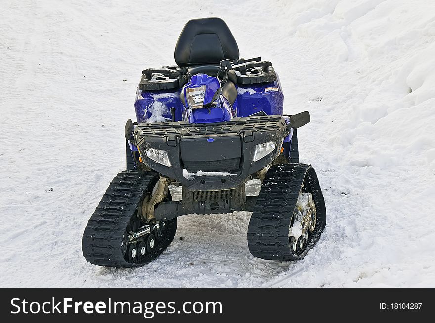 Quad with chain-drive - seen in Garmisch-Partenkirchen, Germany