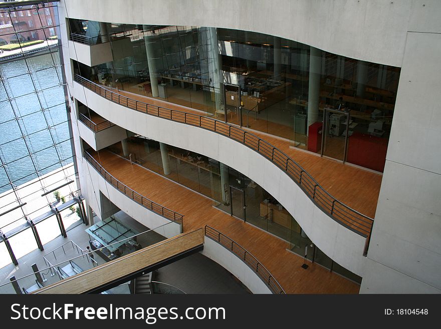 Interior of a Modern Building. Interior of a Modern Building