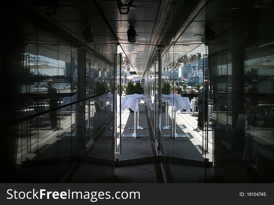 Interior of a Modern Building. Interior of a Modern Building