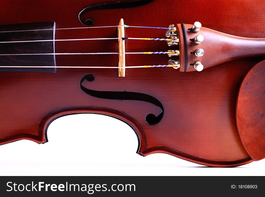 Classic Violin and musical note