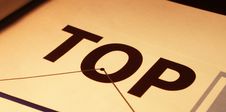Top Memo Stock Photography Top Memo Stock Photography