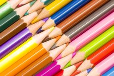 Color Pencils Close Up Royalty Free Stock Images
