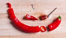 Red Hot Chili Peppers Royalty Free Stock Photography