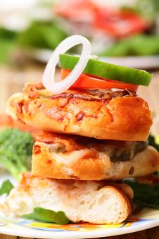 Cheese Bread Slices Stock Photo Cheese Bread Slices Stock Photo