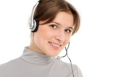 Female Customer Service Representative Stock Image Female Customer Service Representative Stock Image